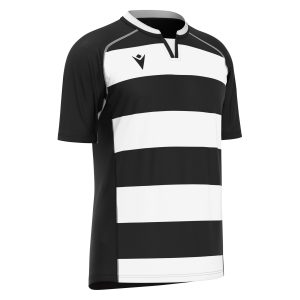 ALABASTER MATCH DAY RUGBY SHIRT BLACK/WHITE