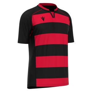 ALABASTER MATCH DAY RUGBY SHIRT BLACK/RED