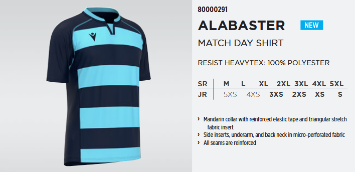 Alabaster Match Day Rugby Shirt