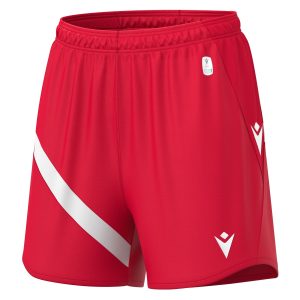 800002870201 BANSHEE ECO MATCH DAY ECO SHORTS RED/WHITE