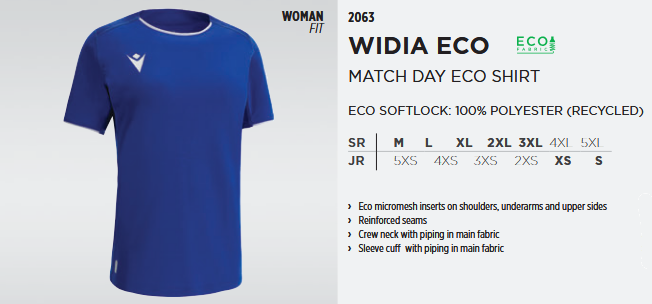 Widia Eco Match Day Eco Shirt