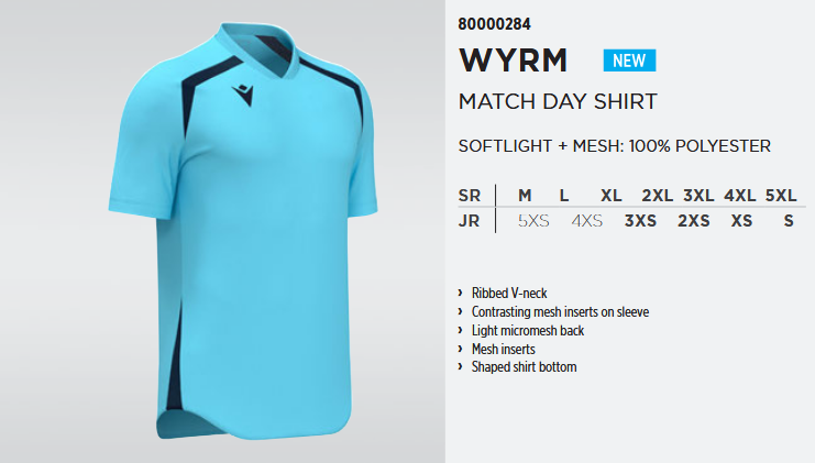 80000284 Wyrn Match Day Shirt