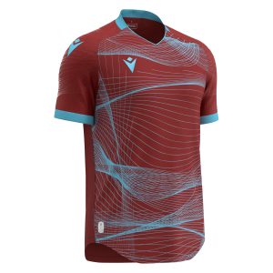 800000091410 - WYVERN ECO MATCH DAY SHIRT ECO CARDINAL/COLUMBIA