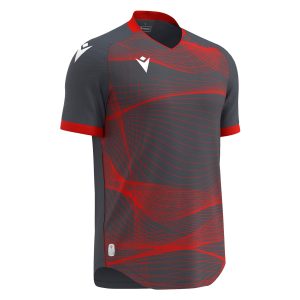 800000092841 - WYVERN ECO MATCH DAY SHIRT ECO ANTHRACITE/NEON RED