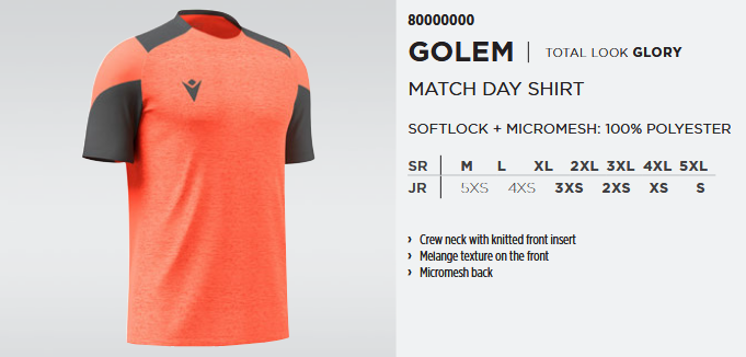Golem Match Day Shirt