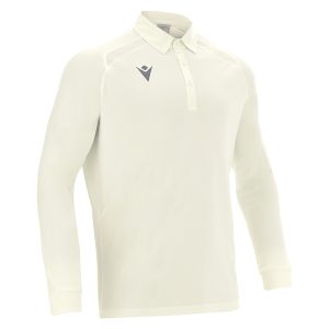 312739 - HUTTON MATCH DAY SHIRT, LONG SLEEVE, CRICKET, OFF WHITE