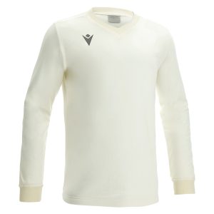 304239 - MACRON WRIGHT PULLOVER, CRICKET, OFF WHITE
