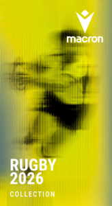 Macron Rugby 2026 Catalogue Cover