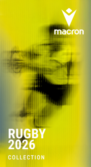 Macron Rugby 2026 Catalogue Cover